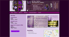 Desktop Screenshot of betheltemplechurch.org